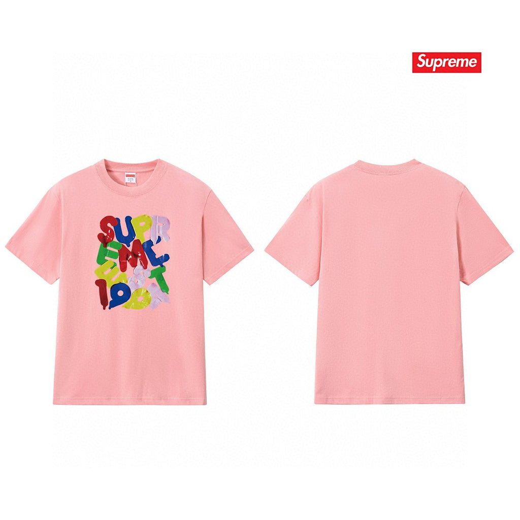 Supreme Colorful Letter Graphic T-Shirt — front