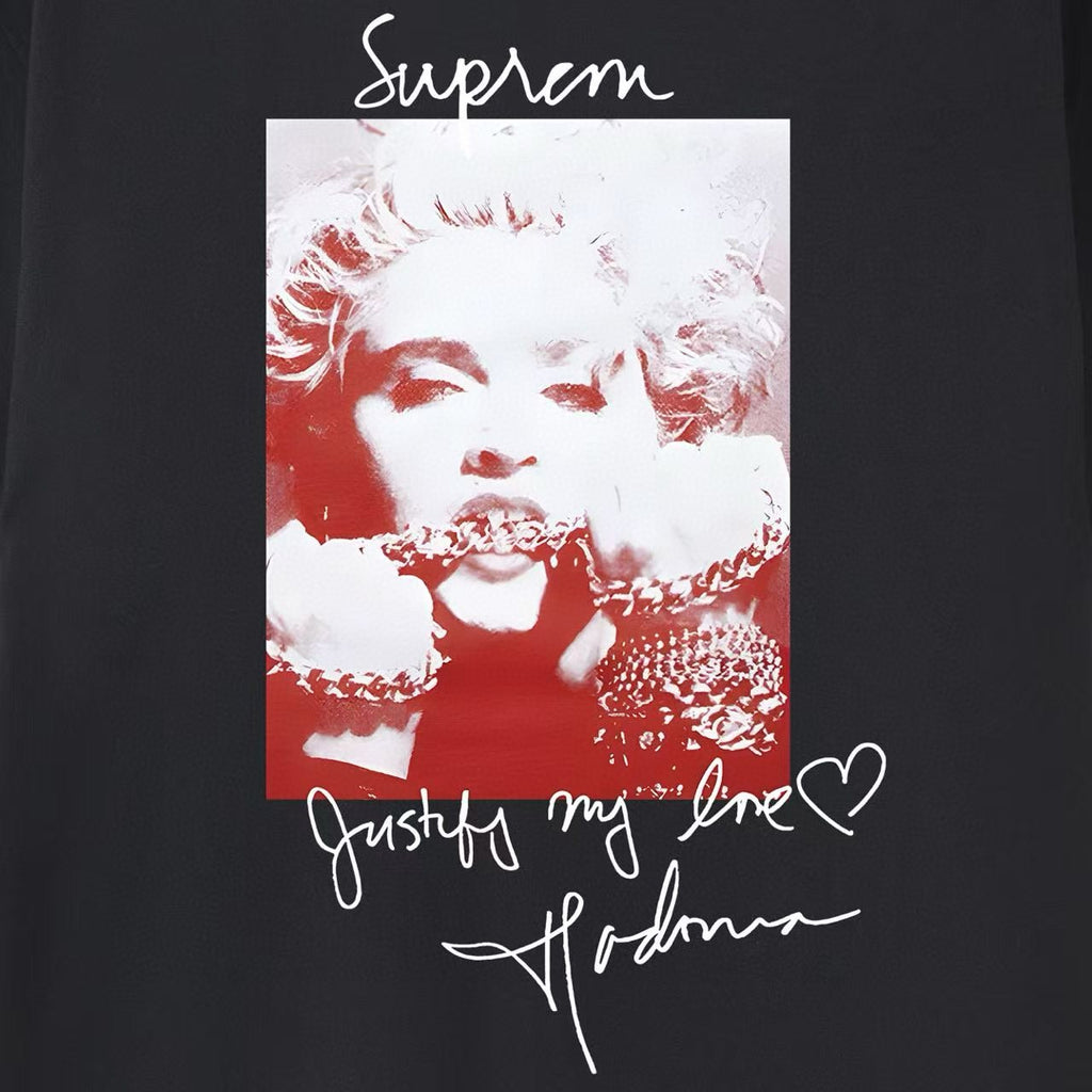 Supreme Portrait Graphic T-Shirt — detail