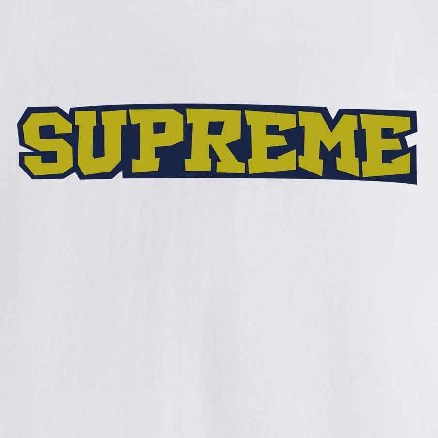 Supreme Arched Front Graphic Short-Sleeve T-Shirt — fabric_closeup