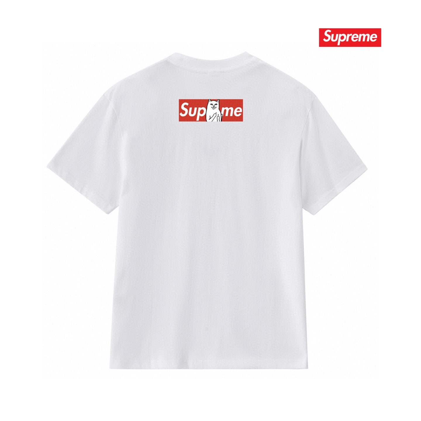 Supreme Cat Graphic Short-Sleeve T-Shirt — back