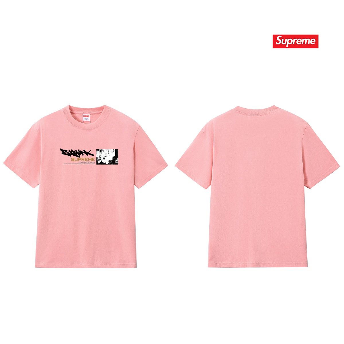 Supreme Graphic Short-Sleeve T-Shirt — comparison