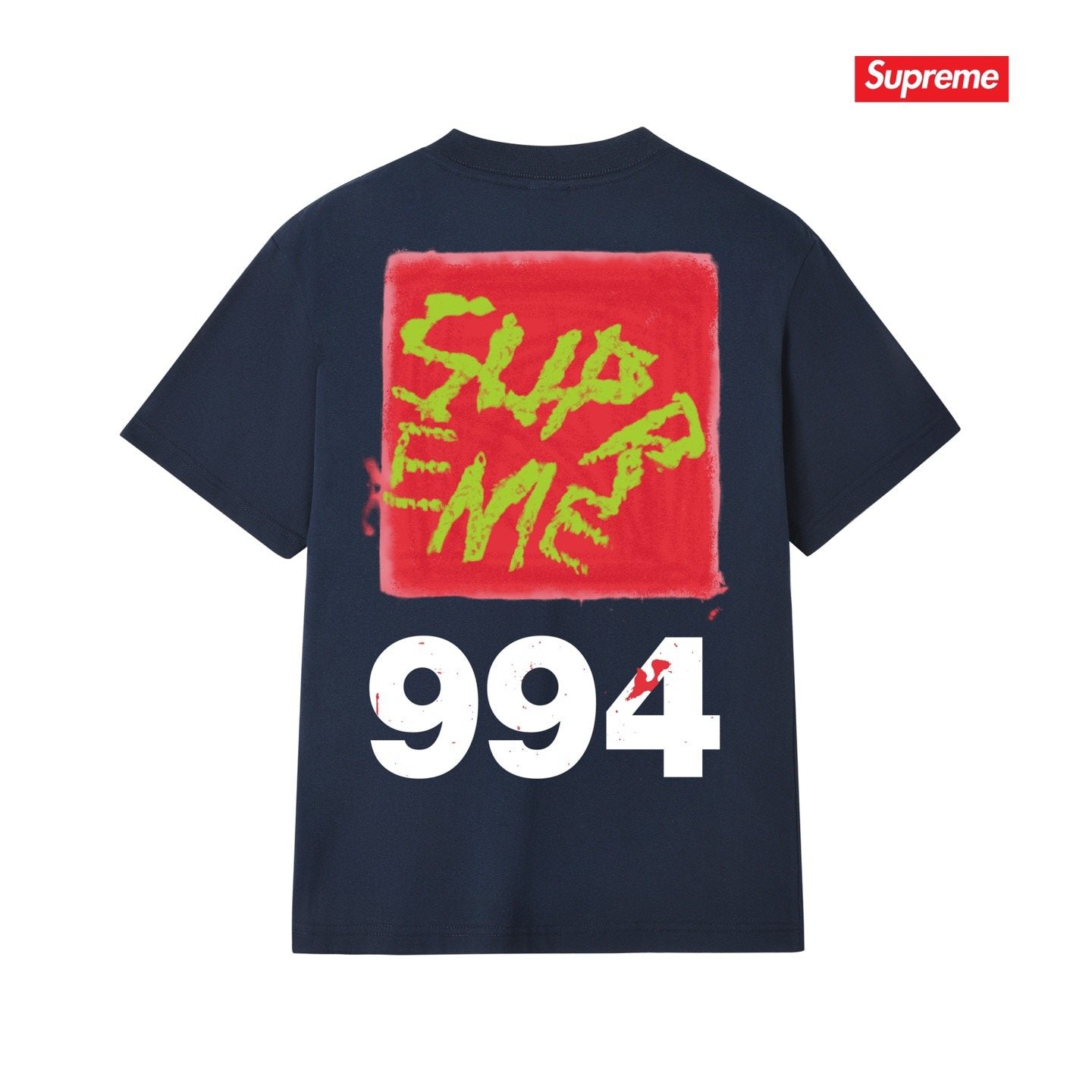Supreme Back Graphic Short-Sleeve T-Shirt — back