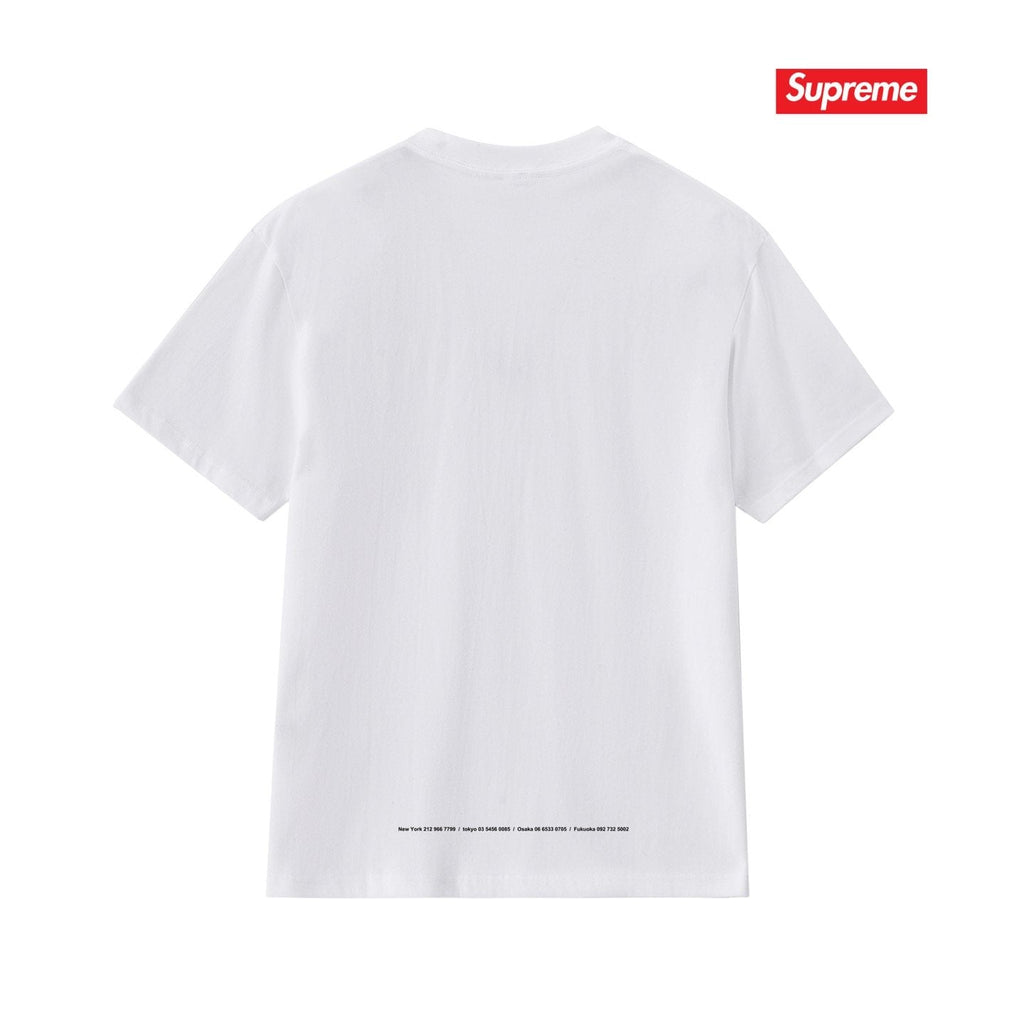 Supreme Blue Chest Graphic Short-Sleeve T-Shirt — back