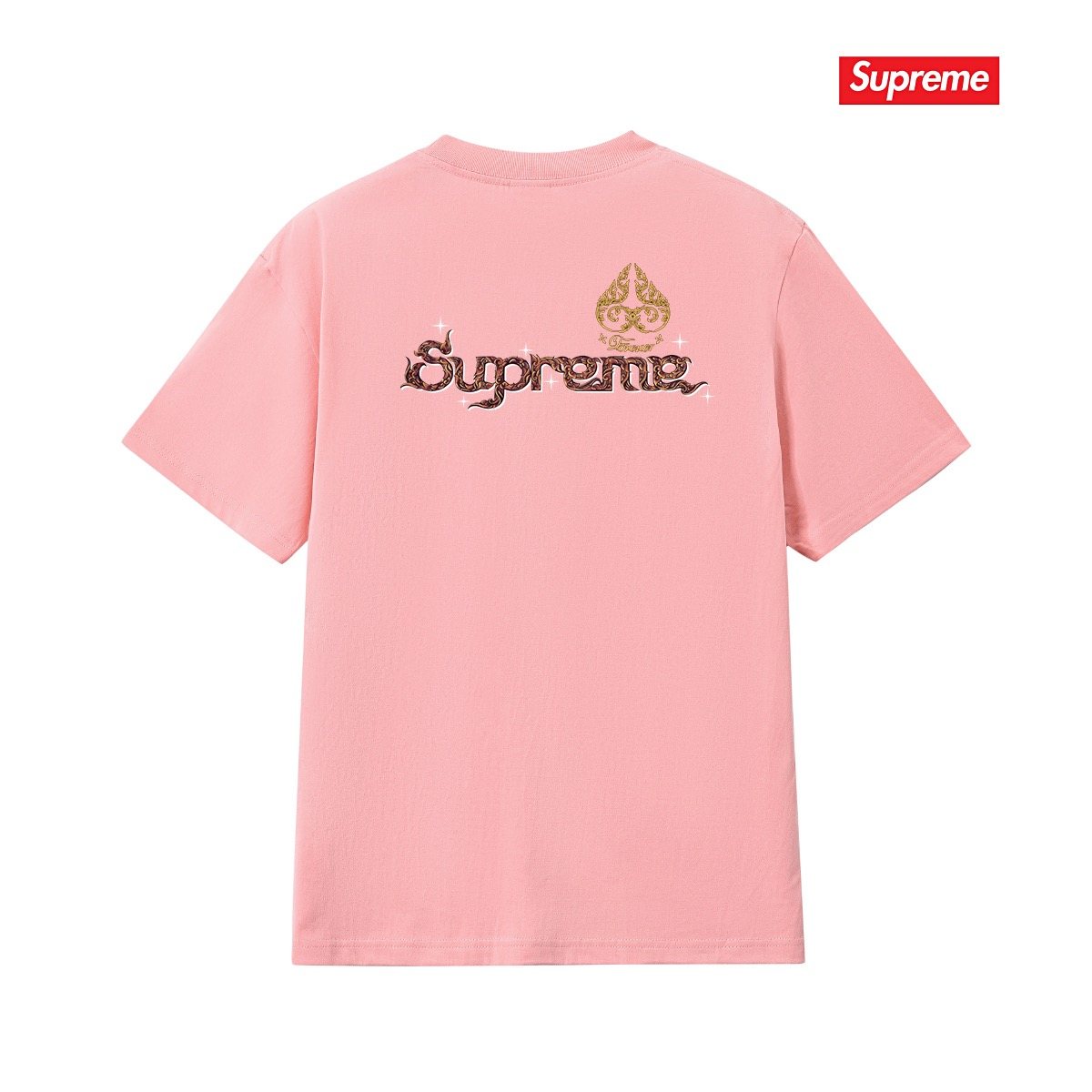 Supreme Peacock Graphic Short-Sleeve T-Shirt — back