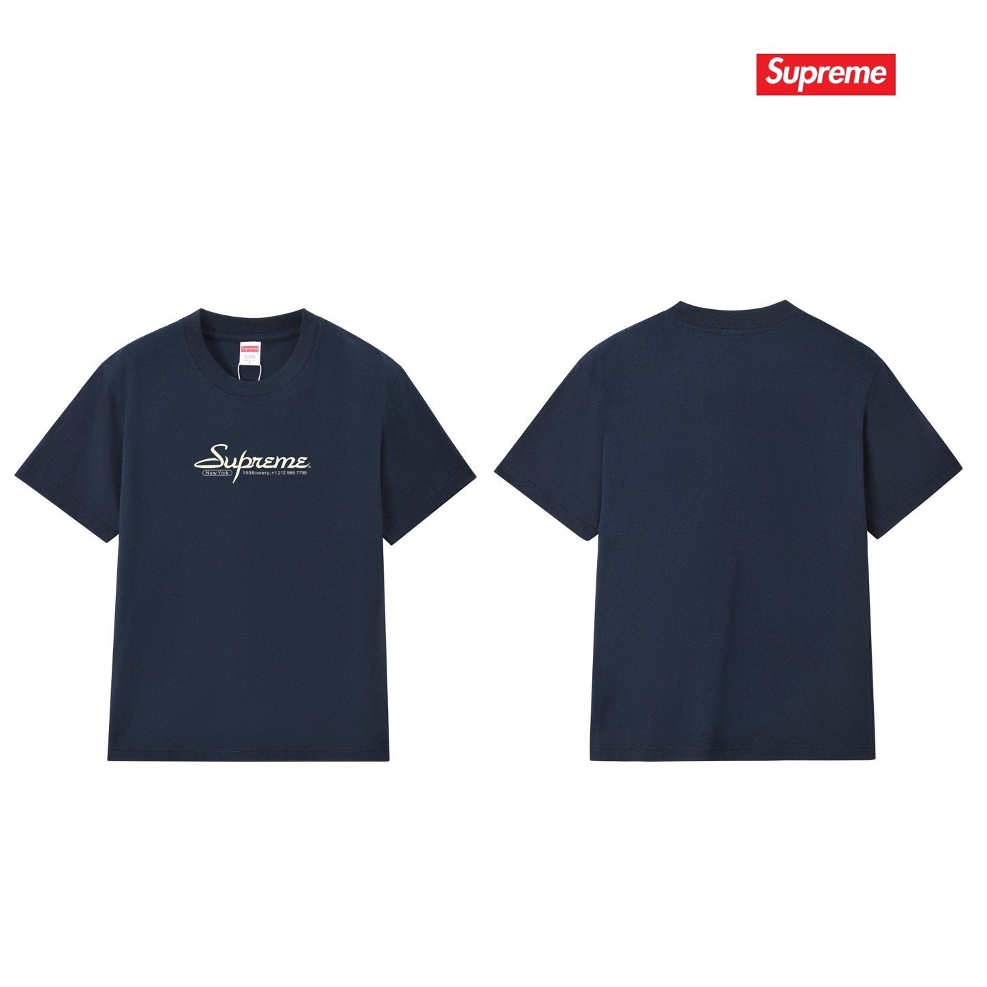 Supreme Script Logo Short-Sleeve T-Shirt — comparison