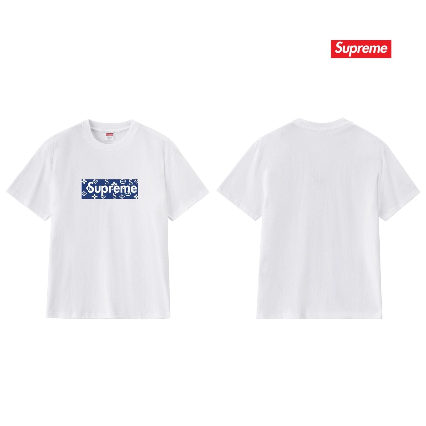 Supreme Blue Box Graphic T-Shirt — back