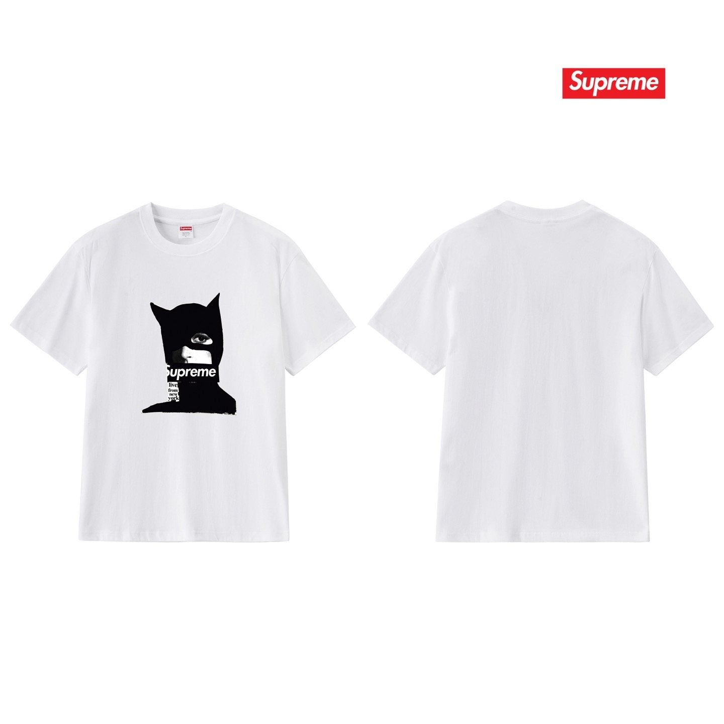 Supreme Cat Graphic Short-Sleeve T-Shirt — back