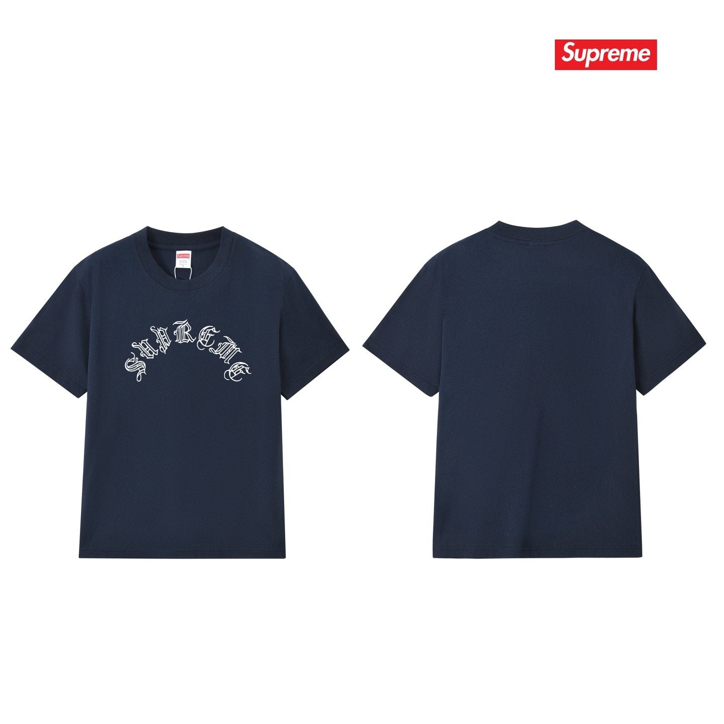 Supreme Arched Gothic Graphic T-Shirt — comparison