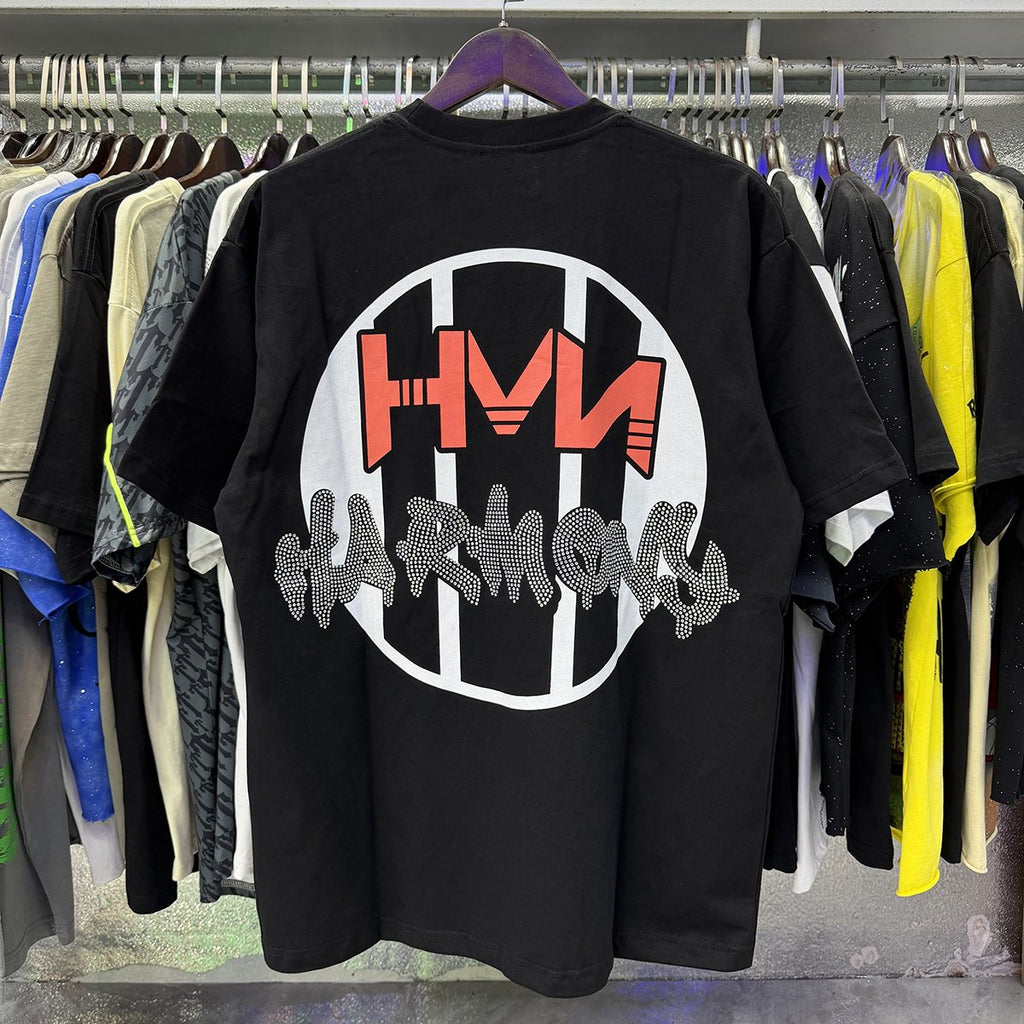 HARMONY Rhinestone Graphic Short-Sleeve T-Shirt — context
