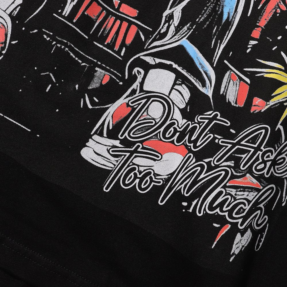 HARMONY Rhinestone Graphic Short-Sleeve T-Shirt — detail
