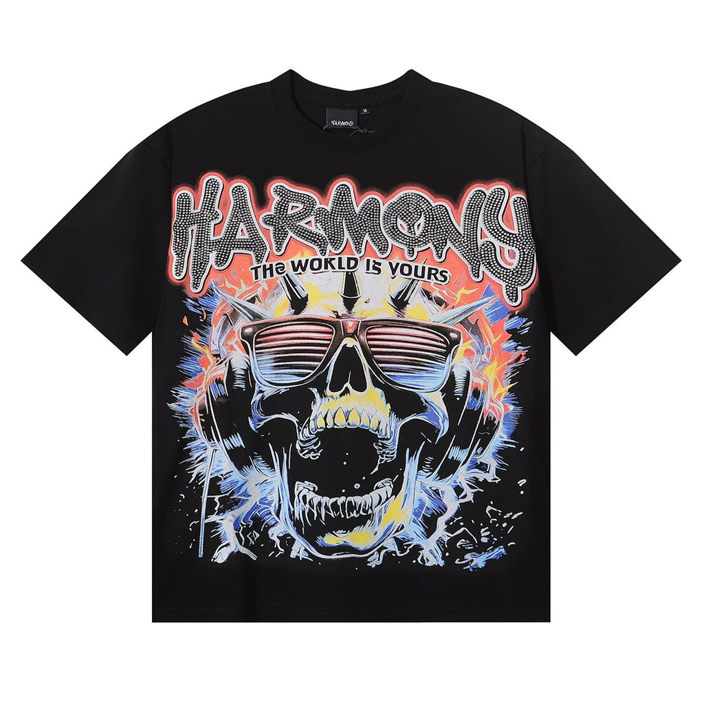 HARMONY Sunglasses Skull Graphic T-Shirt — hero