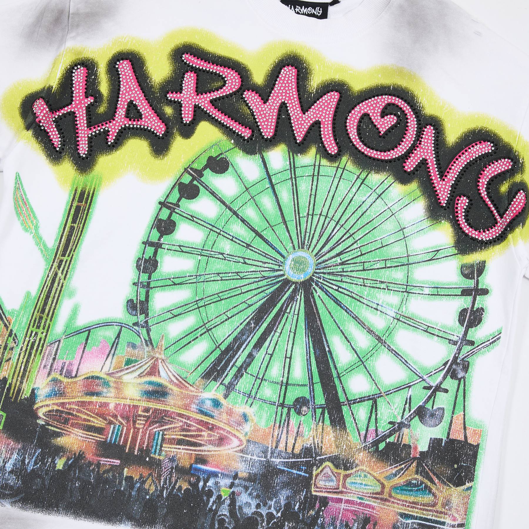 HARMONY Ferris Wheel Graphic T-Shirt — detail