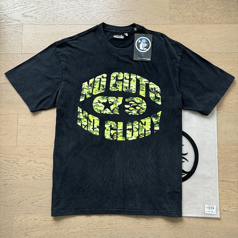 Hellstar No Guts No Glory Camo Graphic T-Shirt — context