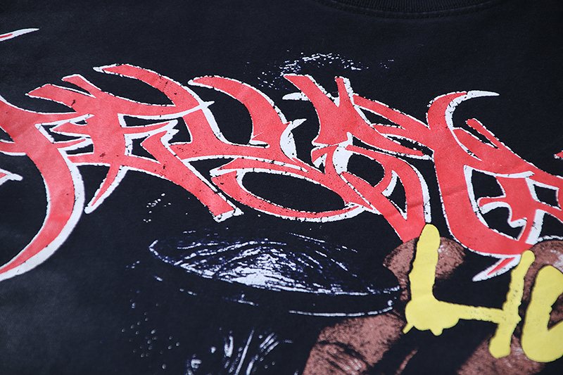 Hellstar 4LIFE Graphic Short-Sleeve T-Shirt — detail