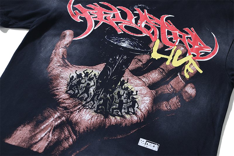Hellstar 4LIFE Graphic Short-Sleeve T-Shirt — detail