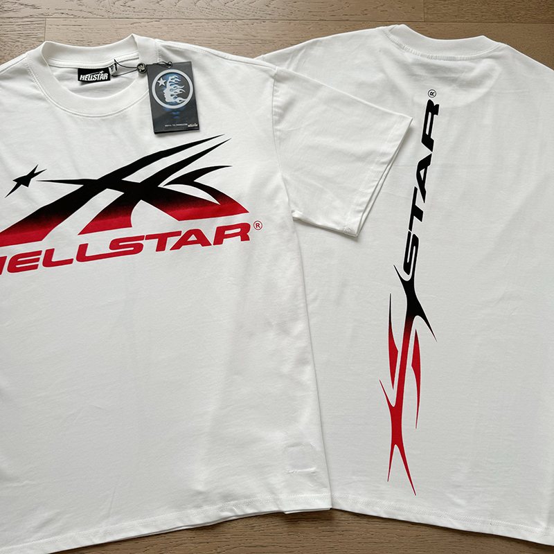 Hellstar Black and Red Graphic T-Shirt — context
