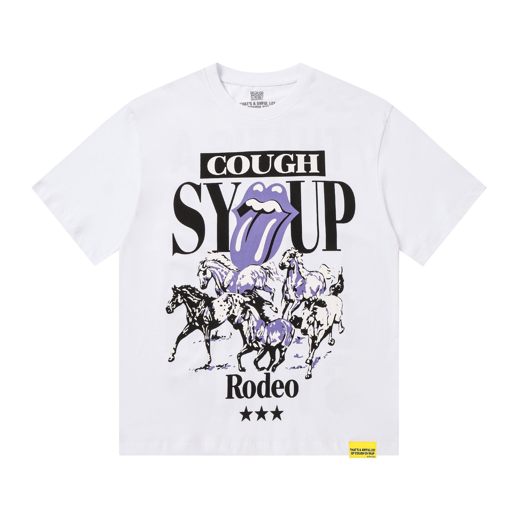 THAT'S A AWFUL LOT OF COUGH SYRUP Front & Back Graphic T-Shirt — front