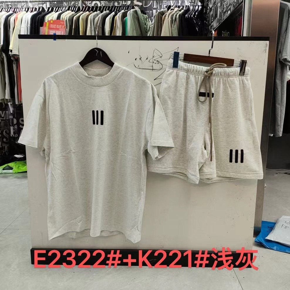 ESSENTIALS Front Wordmark T-Shirt & Shorts Set — hero