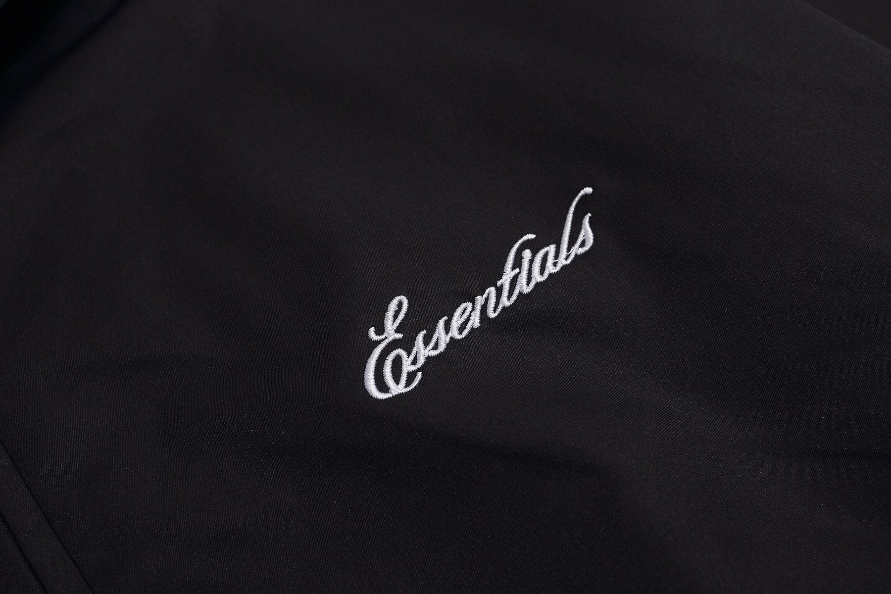 Fear of God Essentials Half-Zip Windbreaker Jacket — detail