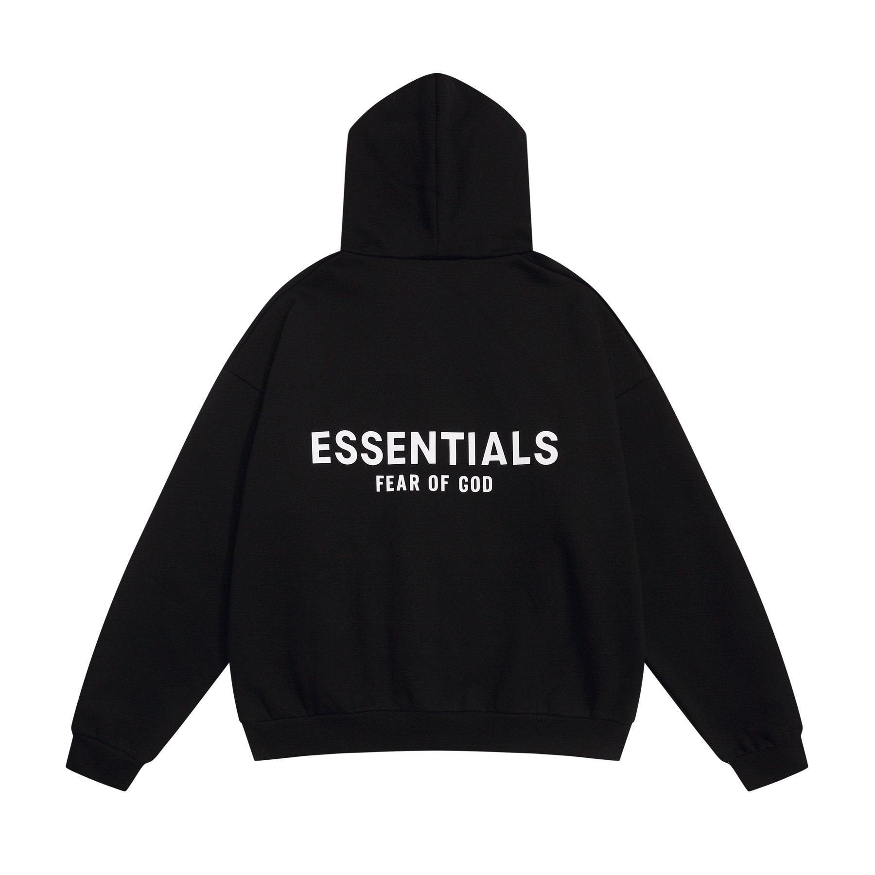 Fear of God Essentials Full-Zip Graphic Hoodie — back