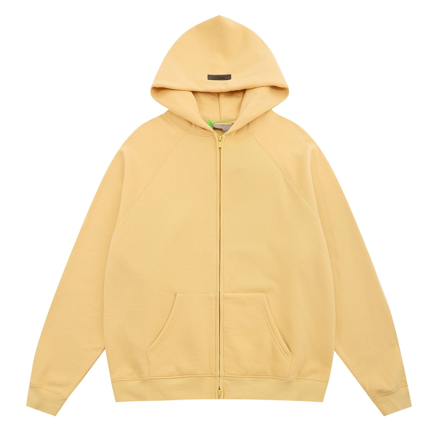Essentials Fear of God Tonal Logo Full-Zip Hoodie — front