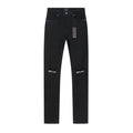 R+A Black Cross Graphic Jeans — hero