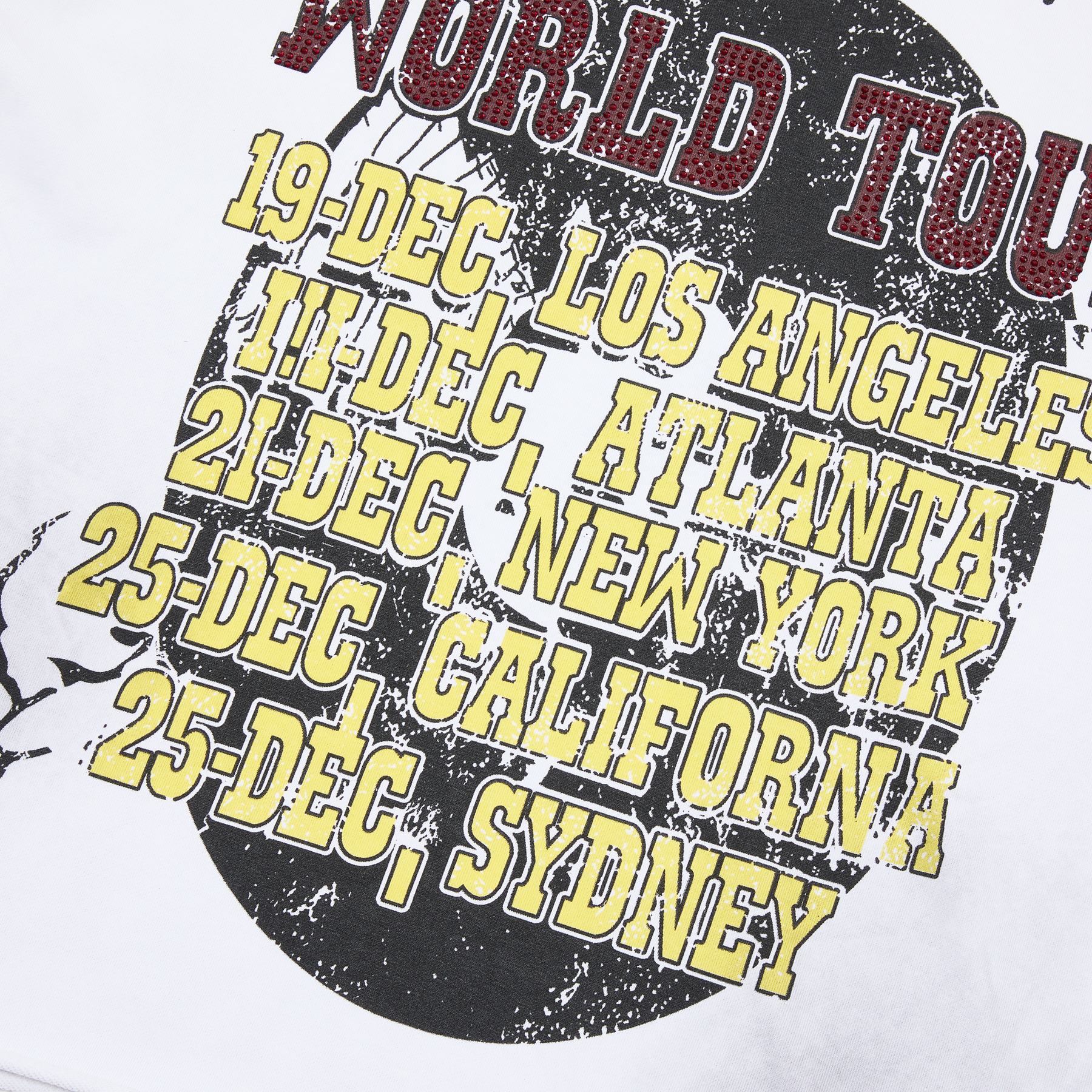 HARMONY Tour Graphic Raw-Edge T-Shirt — detail
