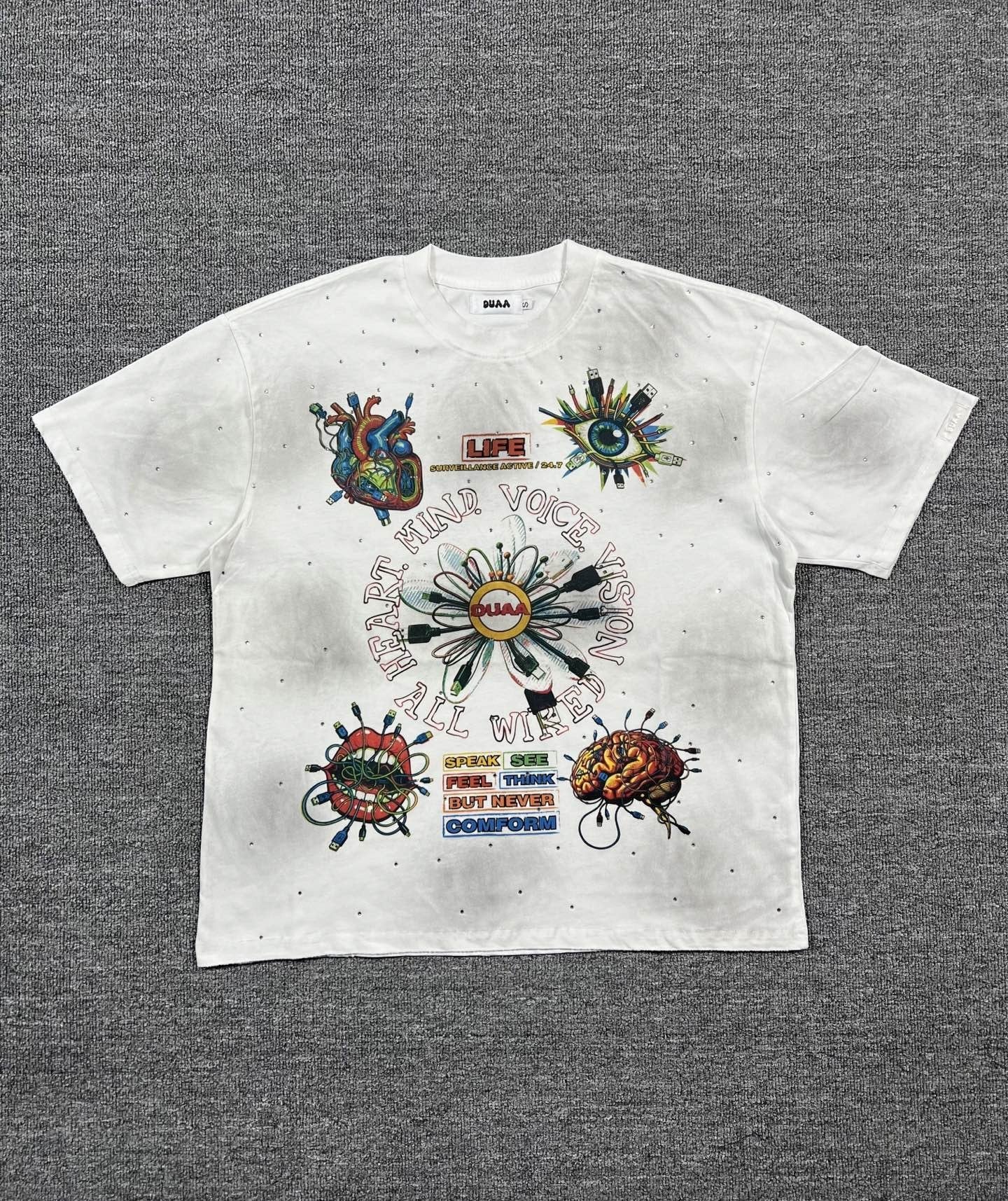DUAA New Age Graphic T-Shirt — front