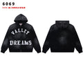 Valley Dreams Washed Rhinestone Zip Hoodie — hero