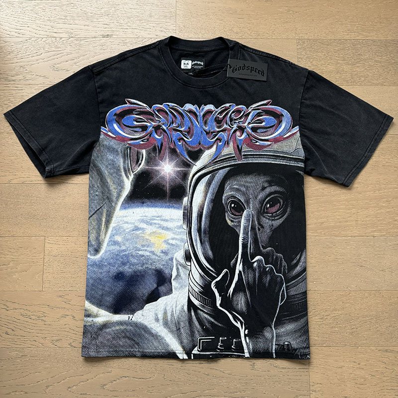 Godspeed Astronaut Graphic T-Shirt — hero