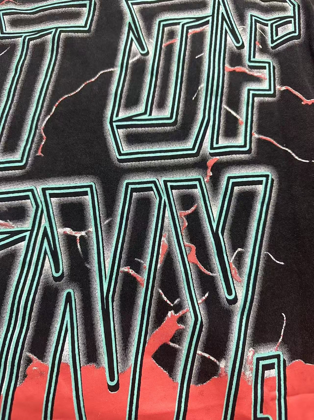 Godspeed Out of Many One Statue Graphic T-Shirt — detail