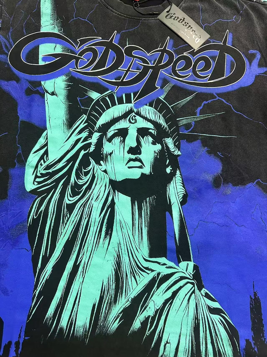 Godspeed Out of Many One Graphic T-Shirt — detail
