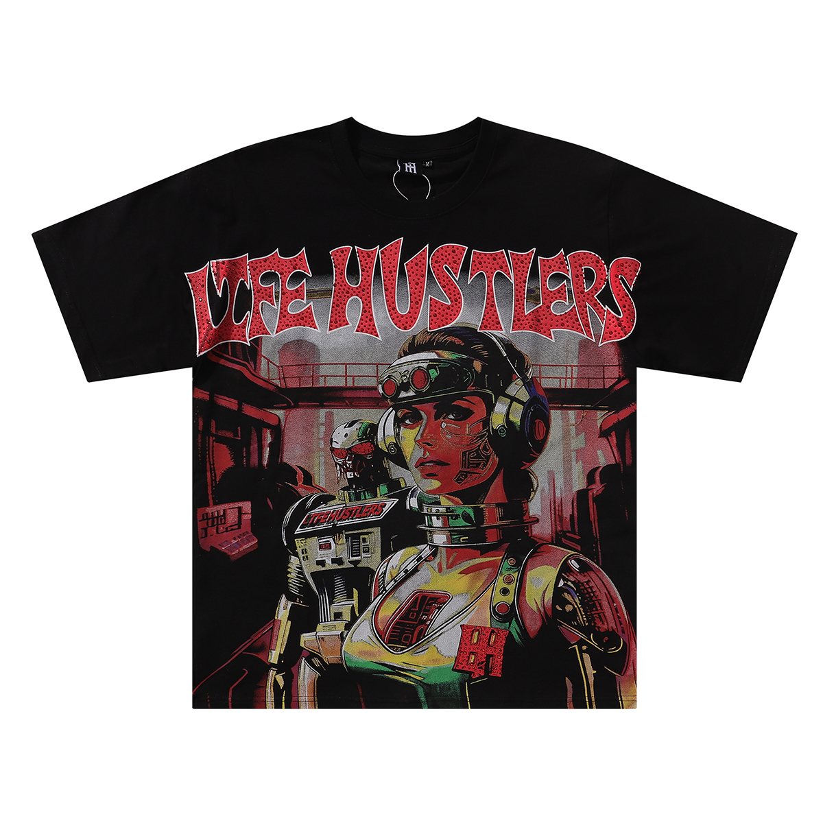 Life Hustlere No Days Off Astronaut Graphic T-Shirt — hero