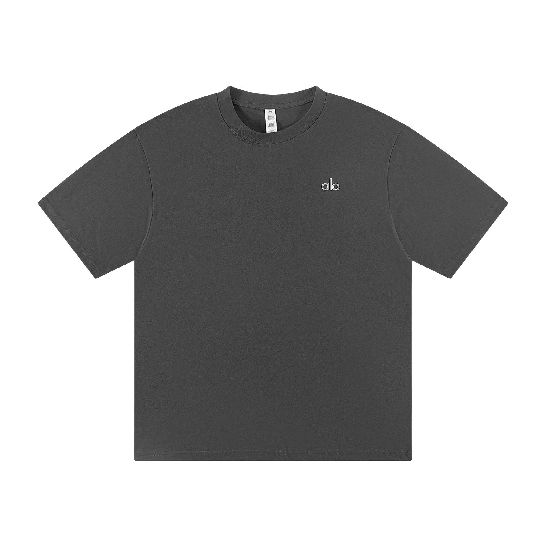 alo Solid Logo T-Shirt & Shorts Set — front