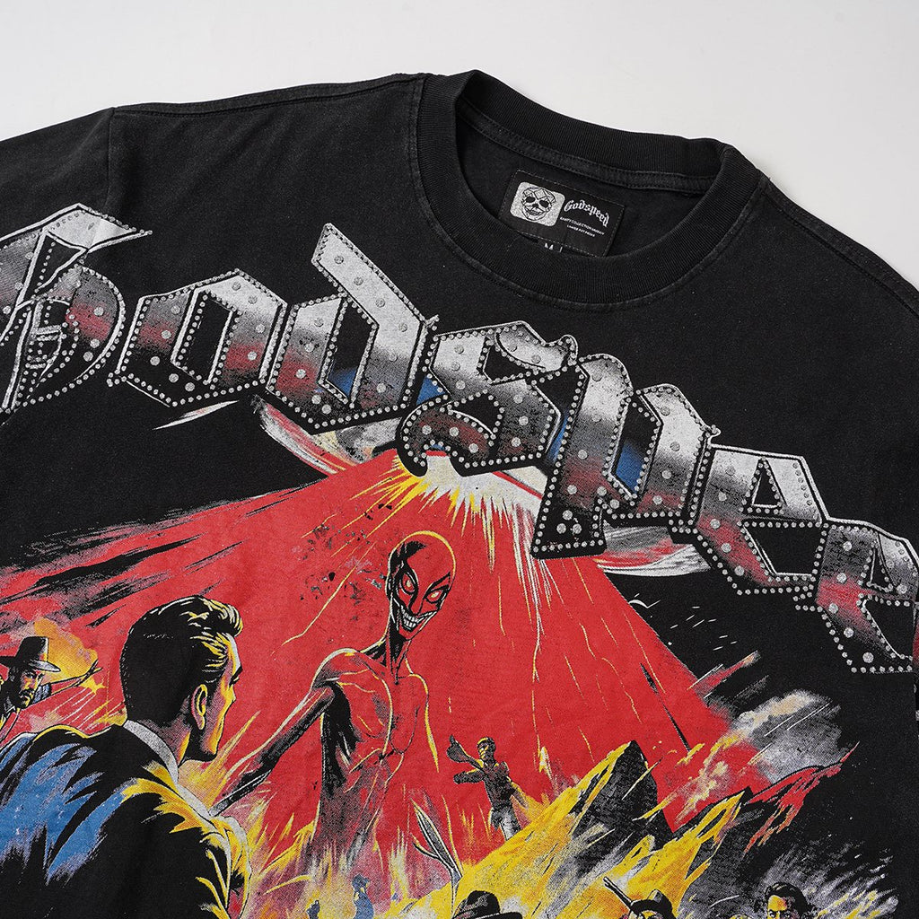 Godspeed Washed Rock Graphic T-Shirt — detail