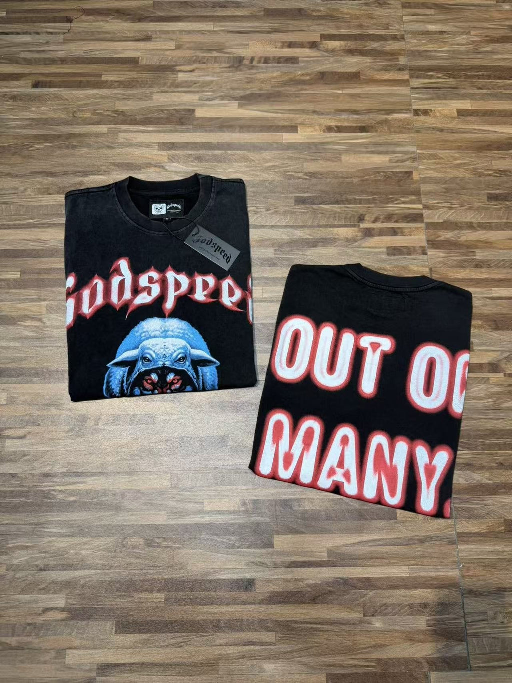 Godspeed Out of Many One Graphic T-Shirt — context