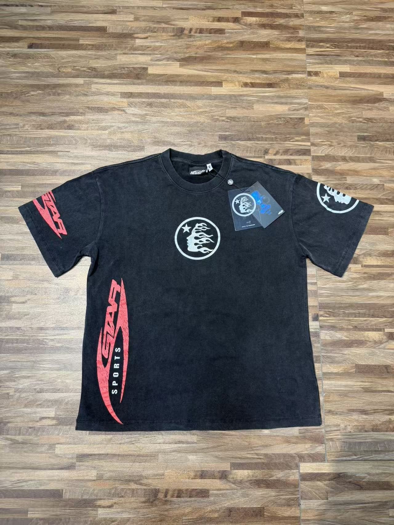 Hellstar Red & White Graphic T-Shirt — front
