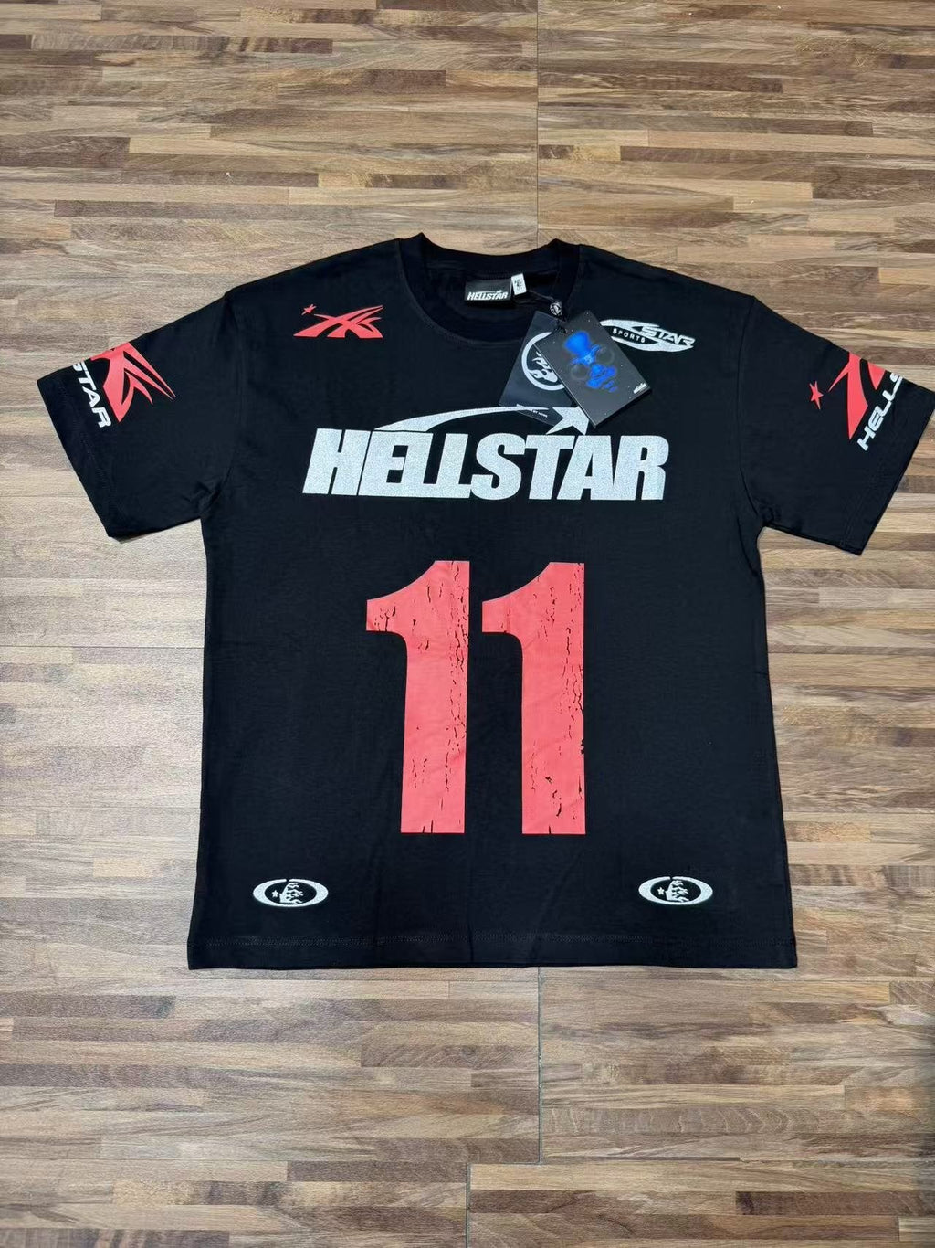 Hellstar 11 Star Graphic T-Shirt — front