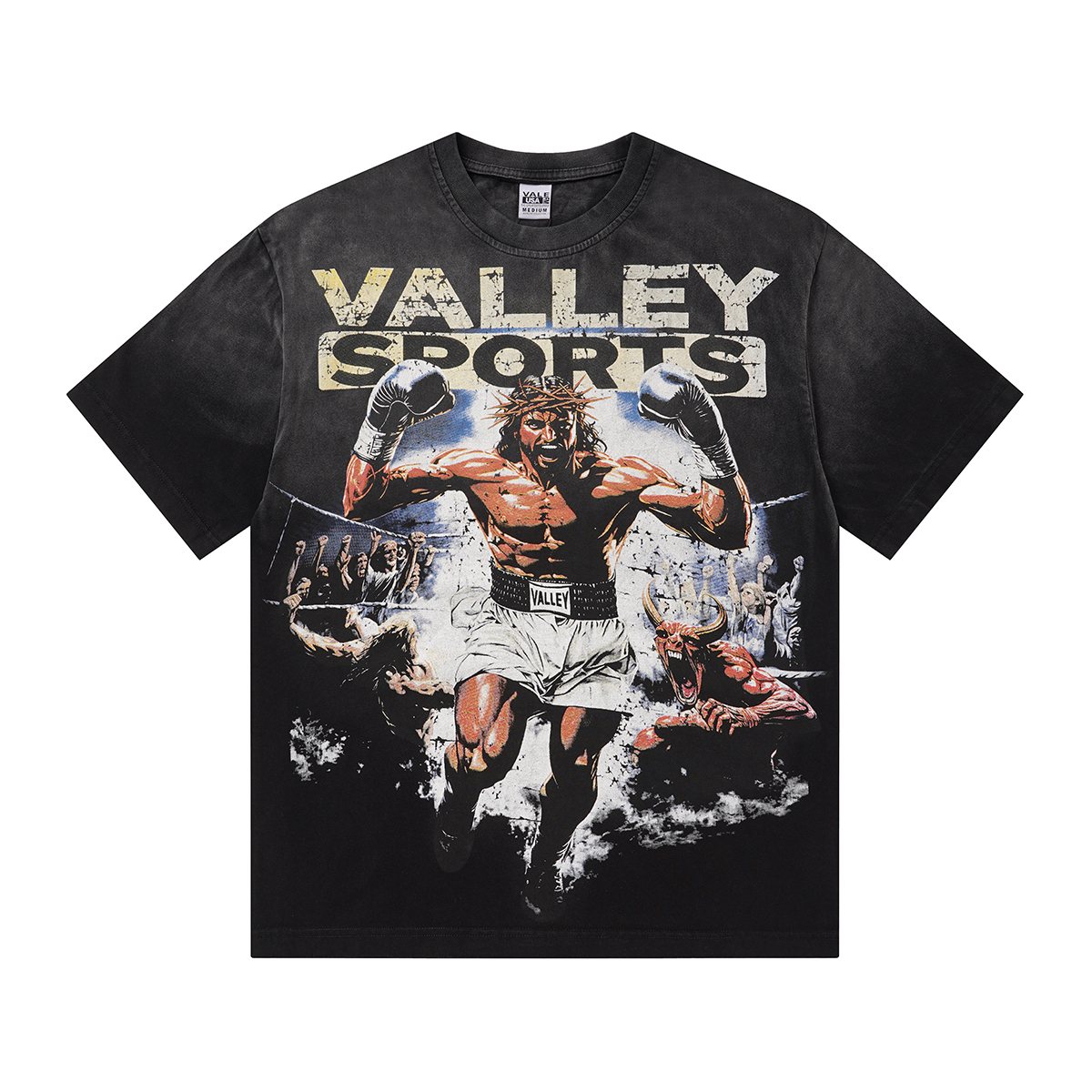 VALLEY Boxing Before Death Graphic T-Shirt — hero
