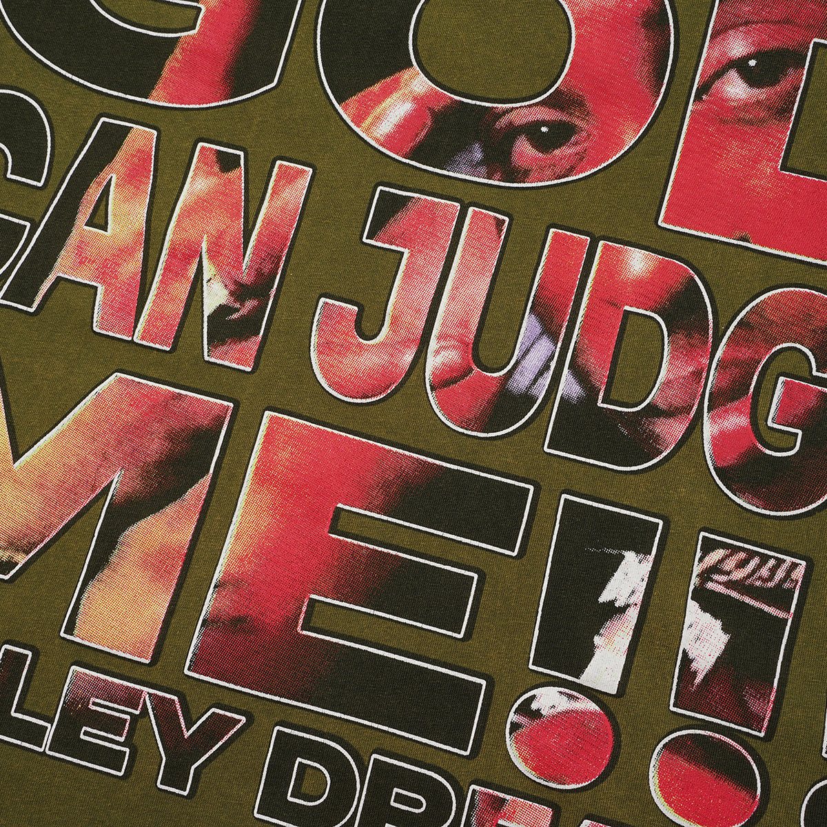 VALLEY Only God Can Judge Me Sleeveless T-Shirt — detail