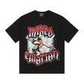 MIXED EMOTION Red & White Front/Back Graphic T-Shirt — hero