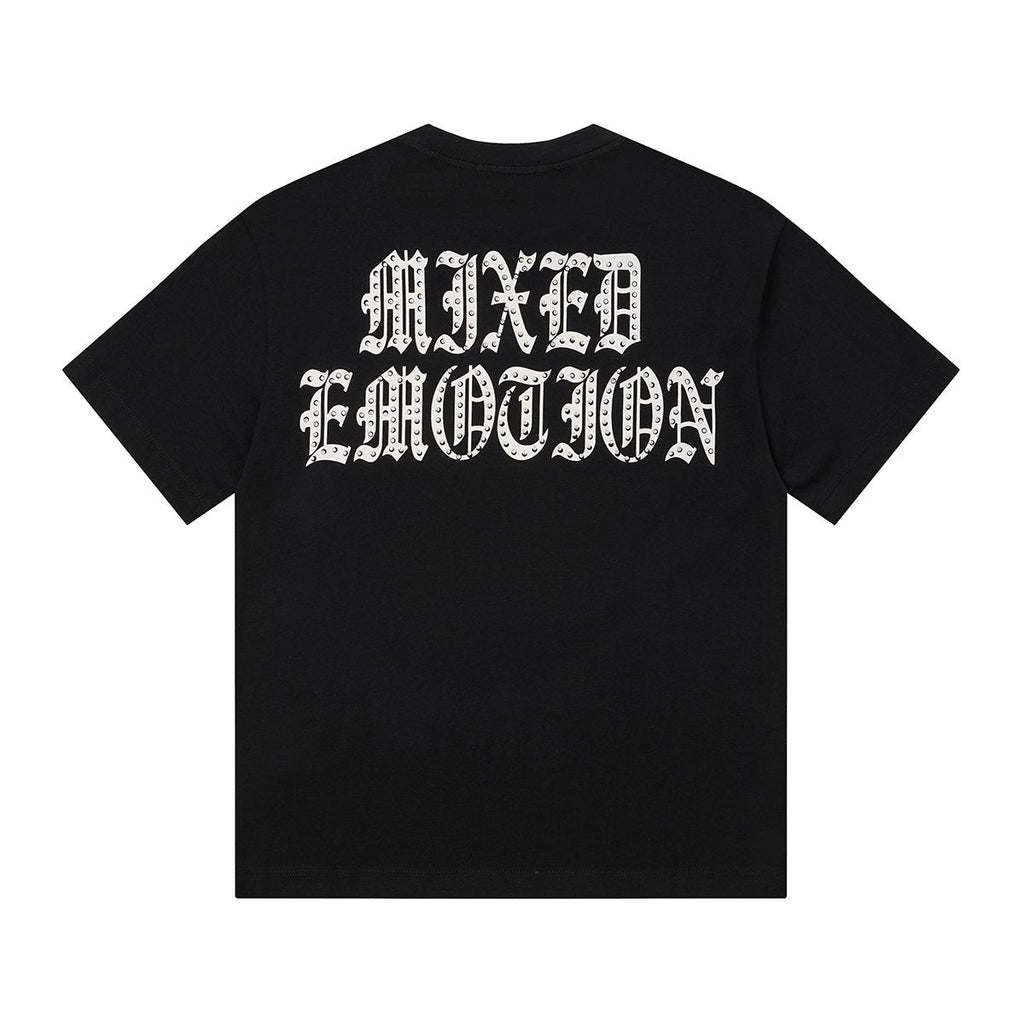 MIXED EMOTION Angel Graphic Short-Sleeve T-Shirt — back
