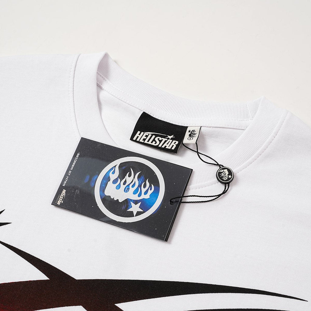 Hellstar Black & Red Graphic Short-Sleeve T-Shirt — hang_tag