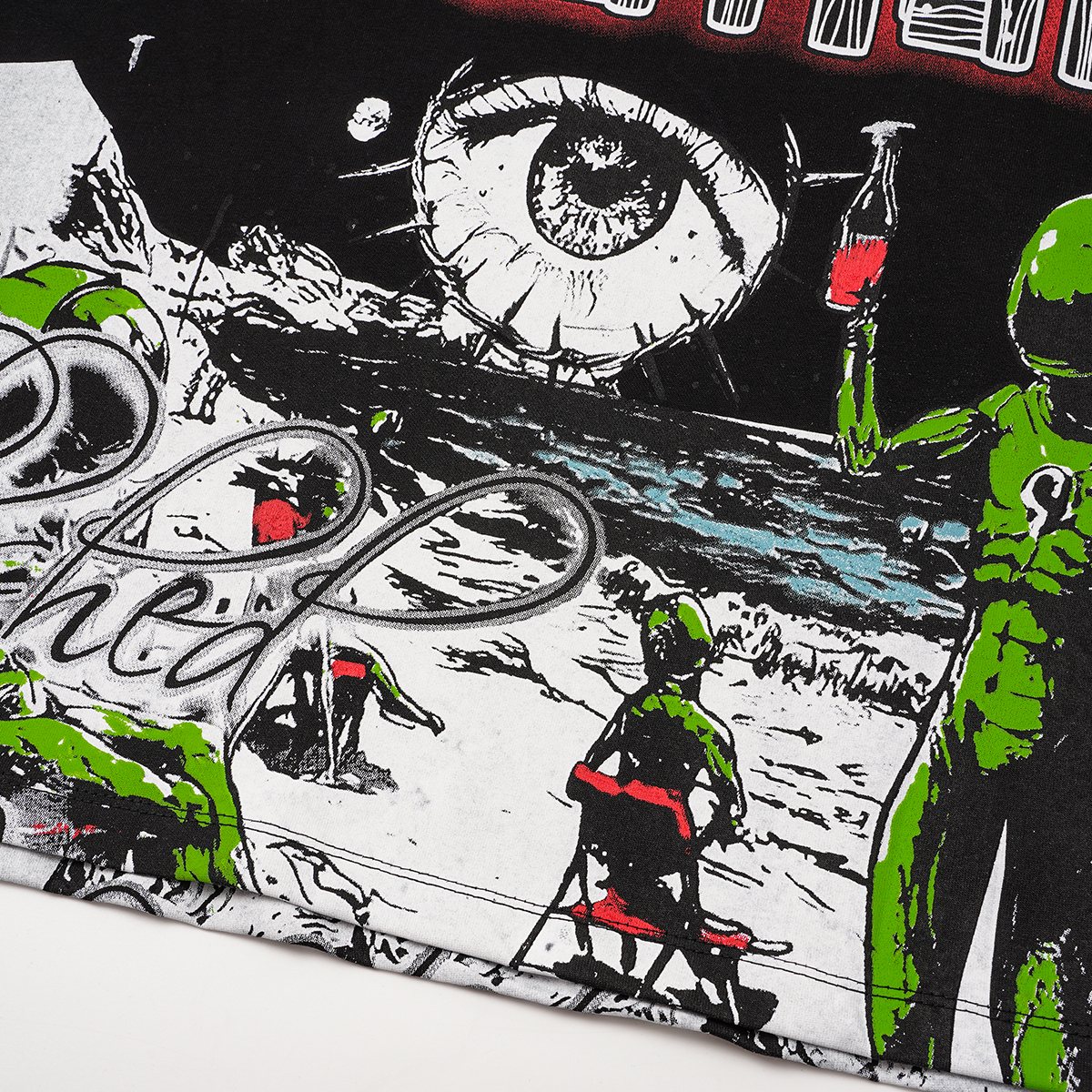 MIXED EMOTION Front and Back Graphic T-Shirt — detail