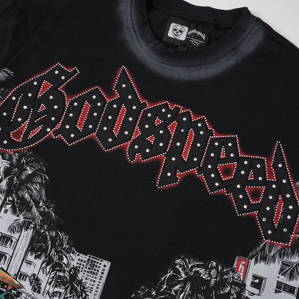 Godspeed Car Key Graphic T-Shirt — detail