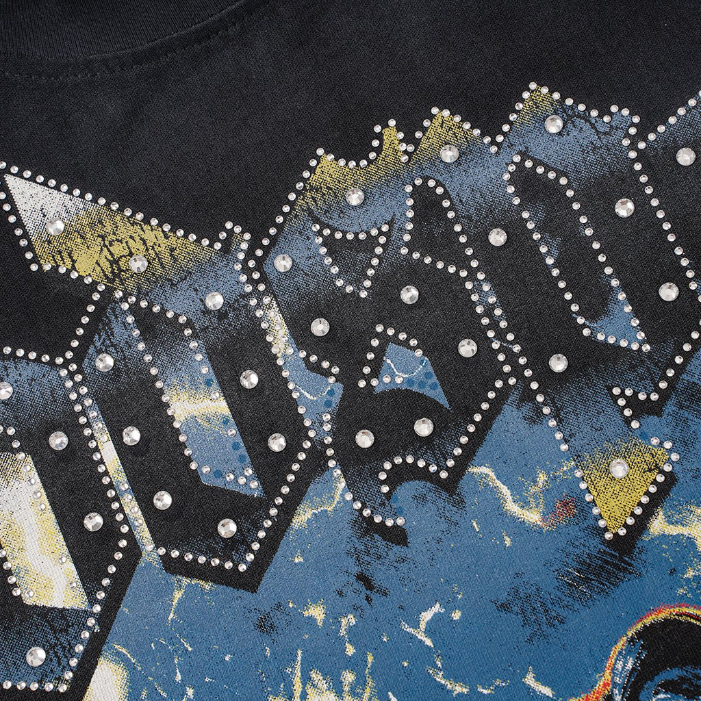 Godspeed Cyclist Graphic Distressed T-Shirt — detail