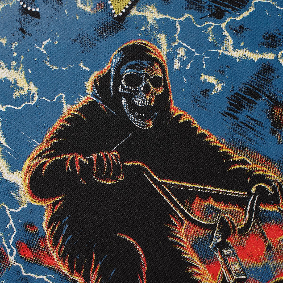 Godspeed Cyclist Graphic Distressed T-Shirt — detail