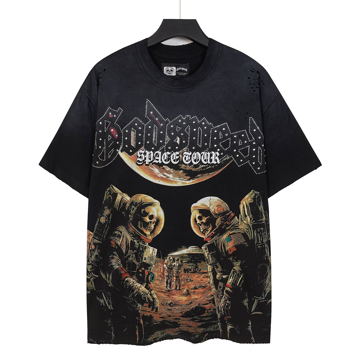 Godspeed Space Tour Astronaut Graphic Short-Sleeve T-Shirt — hero