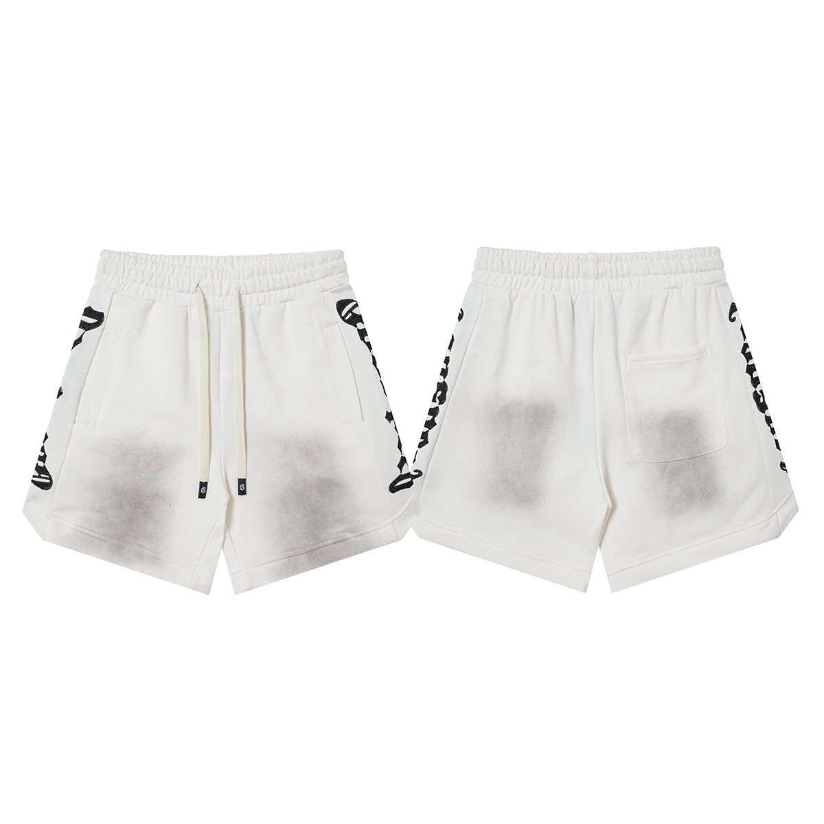 Godspeed Washed Drawstring Shorts — front