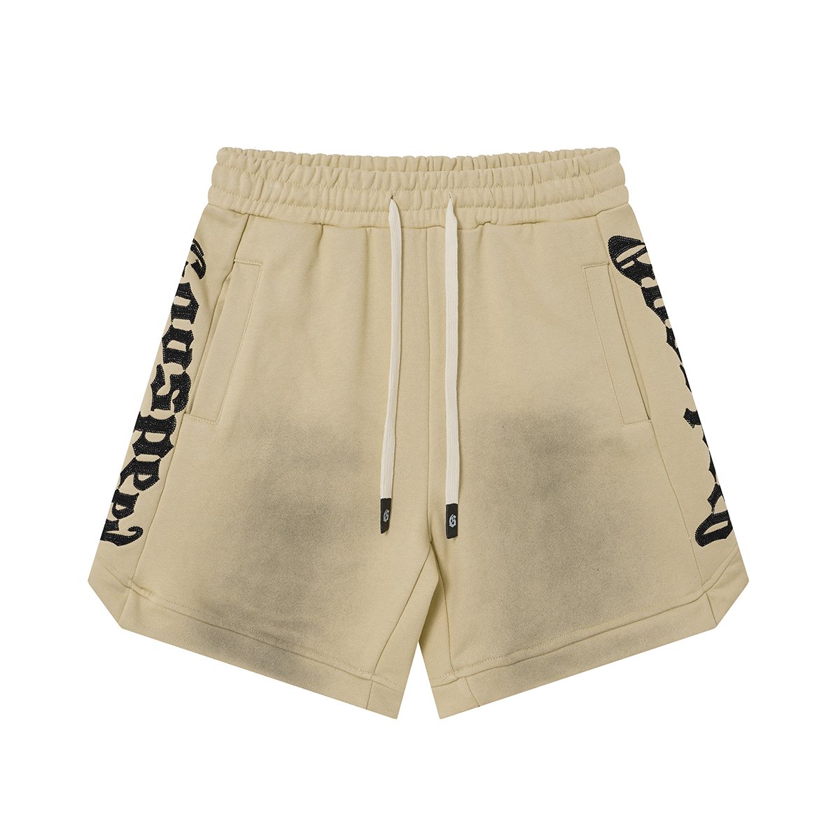 Godspeed Washed Drawstring Shorts — front